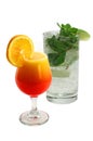 Cool drink mahito and cocktail Royalty Free Stock Photo