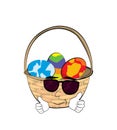 Cool easter basket cartoon