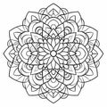 Cool Flower Coloring Pages: Symmetrical Designs With Zen Buddhism Influence