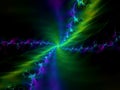 Cool Fractals Space Light Rays Royalty Free Stock Photo