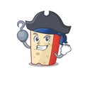 Cool and funny dutch cheese cartoon style wearing hat