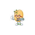 Cool geek gamer sprouted potato tuber cartoon character design