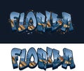 A Cool Genuine Wildstyle Graffiti Name Design - Florida