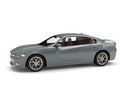 Cool grey modern fast car - studio shot Royalty Free Stock Photo