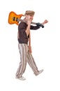 Cool guitarist Royalty Free Stock Photo