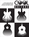 Cool guitars graphic with lots of guitars