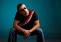 Cool guy wearing sunglasses Royalty Free Stock Photo