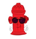 Cool hydrant cartoon