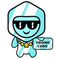 Cool ice cube mascot promo code