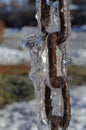 Cool icicles on a drip chain