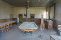 Cool indoor view of the dusty bar decaying in the abandoned mining town of Bodie