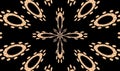 Cool kaleidoscope ballerina background pattern