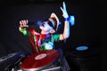 Cool kid DJ Royalty Free Stock Photo