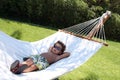 Cool Kid - Relaxing Hammock Royalty Free Stock Photo