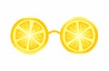 Cool lemon glasses