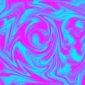 Cool liquid wallpaper combination of blue and pink. Digital liquid illustration