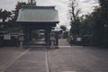 Cool looking gate, city of Osaka Japan