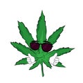 Cool marihuana cartoon