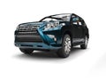 Cool modern SUV - two tone pearlescent paintjob Royalty Free Stock Photo