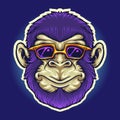 Cool Monkey Head Sunglasses