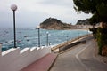 Cool morning in Tossa de Mar Royalty Free Stock Photo