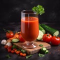 Refreshing and Savory Gazpacho with Fresh Vegetables