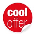 Cool Offer label sticker