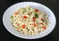 Cool pasta salad Royalty Free Stock Photo