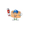 Cool Plumber dimsum basket on mascot picture style