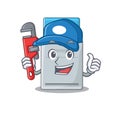 Cool Plumber key card on mascot picture style