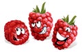 Cool raspberry cartoon