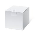 Cool Realistic White Package cube Box