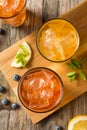 Cool Refreshing Flavored Berry Iced Teas