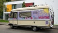 Cool Hippie Van ready for Valentine Day in Lorch Germany