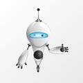 Cool robot illustration Royalty Free Stock Photo