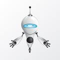 Cool robot illustration Royalty Free Stock Photo