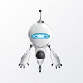 Cool robot illustration Royalty Free Stock Photo