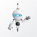 Cool robot illustration Royalty Free Stock Photo