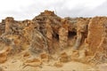 Cool rock formations in a dusty desert landscape