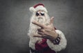 Cool rock Santa Claus