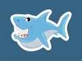 Cool shark icon