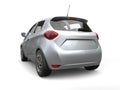 Cool silver modern economic electric car