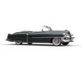 Cool slate grey retro vintage car