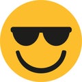 Cool smiley with sunglasses