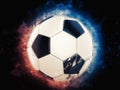 Cool soccer ball illustration