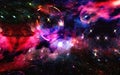 Cool Space Stars Planets Abstract Background