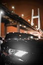 Cool Sports Car Headlight Image Royalty Free Stock Photo