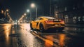 Cool sports car for wallpaper Royalty Free Stock Photo