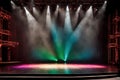 Cool stage spotlight background Royalty Free Stock Photo