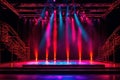 Cool stage spotlight background Royalty Free Stock Photo